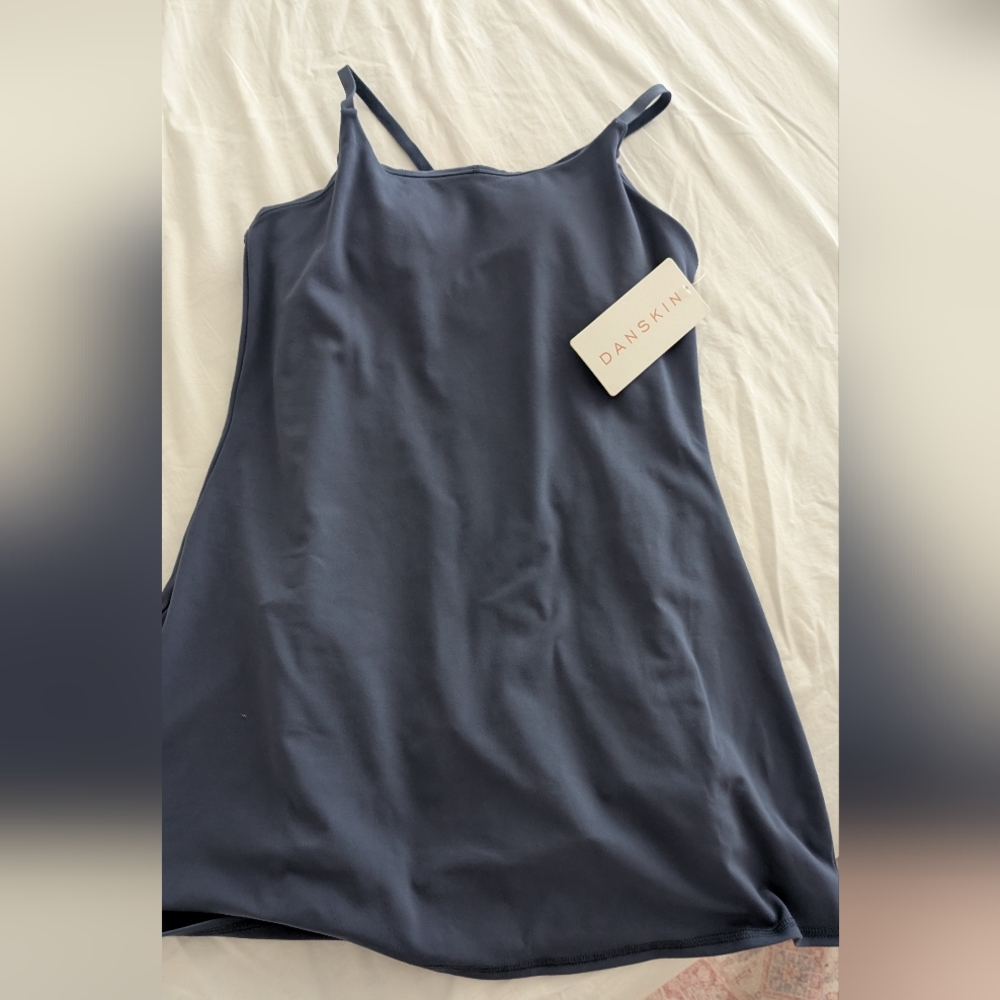 Danskin Blue Athletic Dress with shorts - Picture 2 of 5